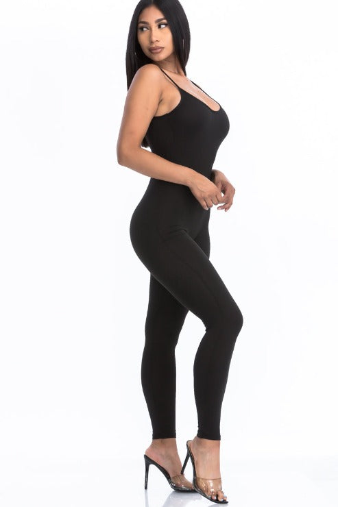 Solid Bodycon Cami Jumpsuit (CAPELLA)