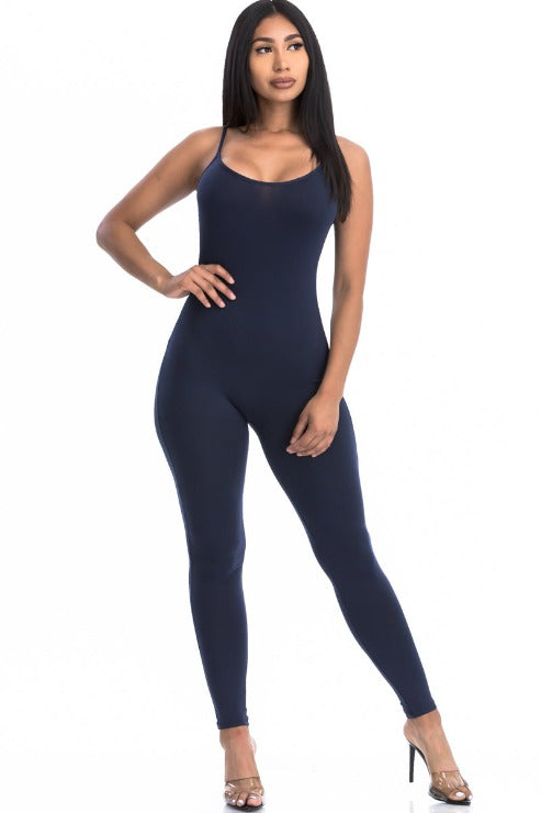 Solid Bodycon Cami Jumpsuit (CAPELLA)