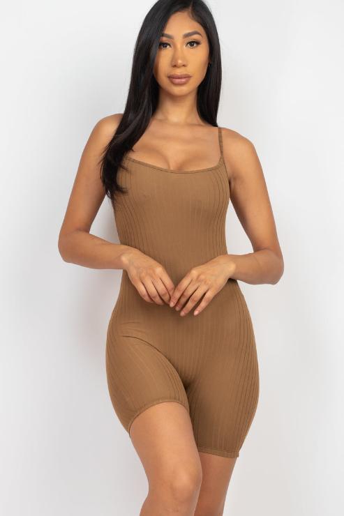 Ribbed Bodycon Romper (CAPELLA)