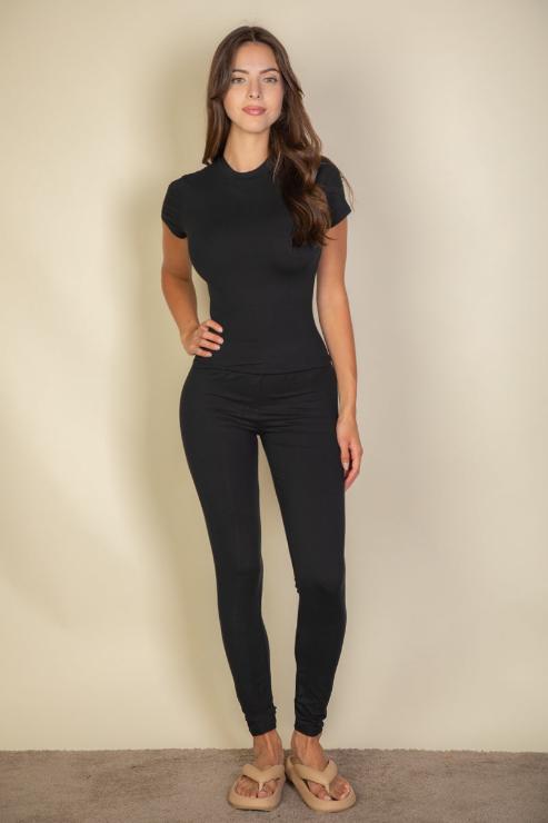 Basic Solid Leggings (capella)
