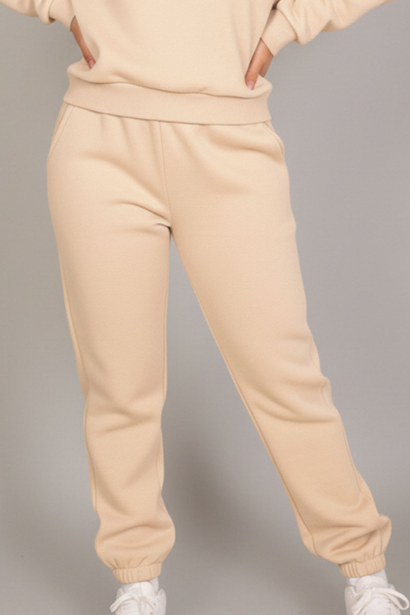 Poly Fleece Elastic Waist Joggers