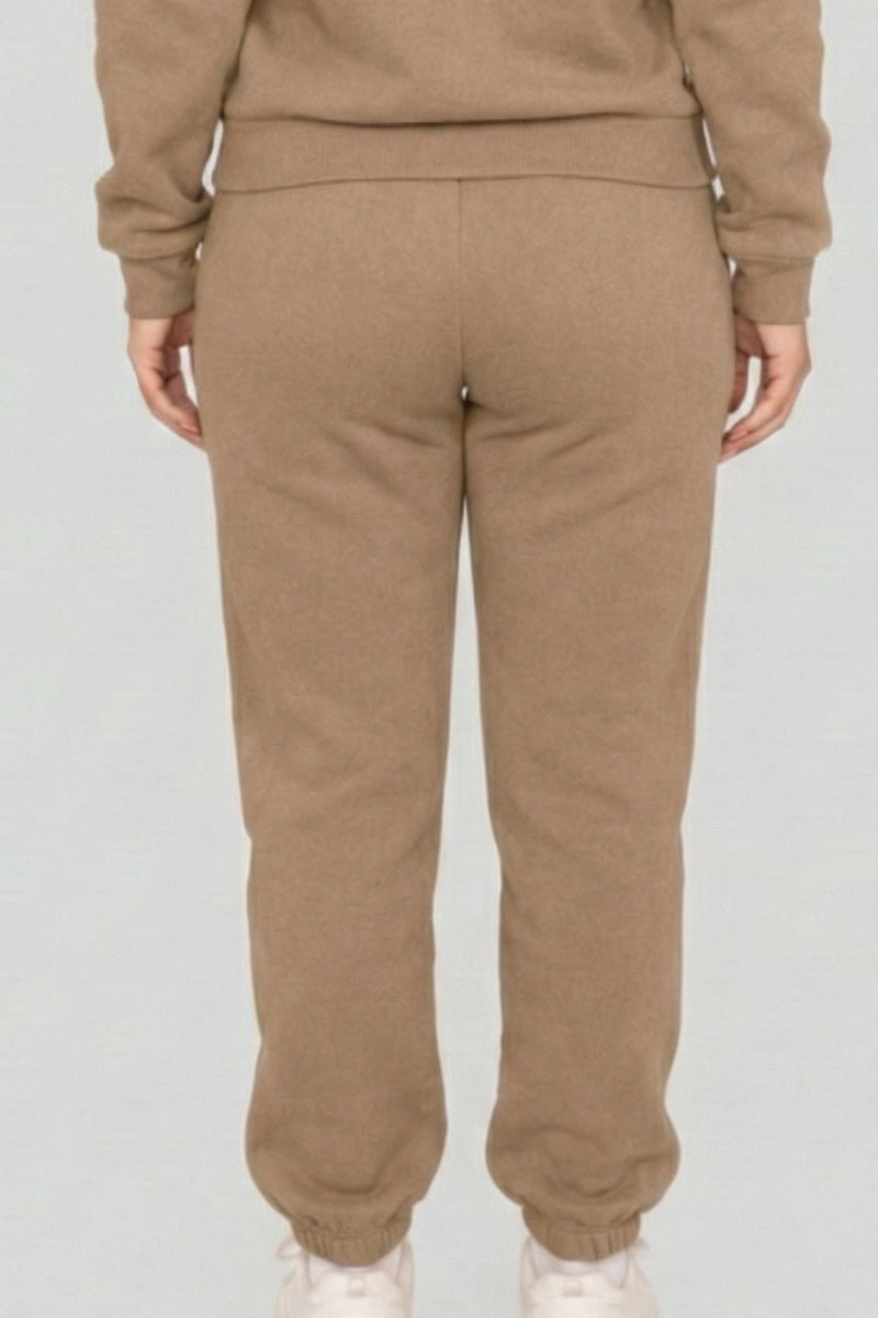 Poly Fleece Elastic Waist Joggers