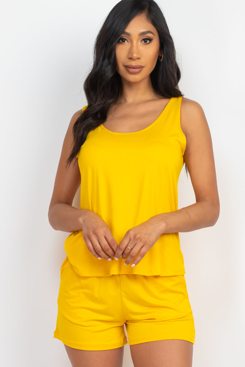 Comfy Tank Top & Shorts Set (CAPELLA)