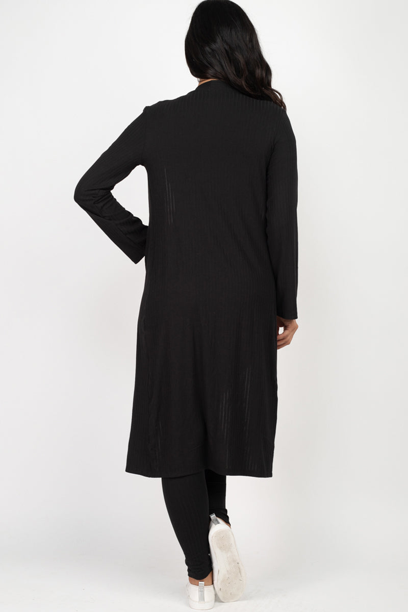 Ribbed Long Cardigan & Leggings Set (CAPELLA)
